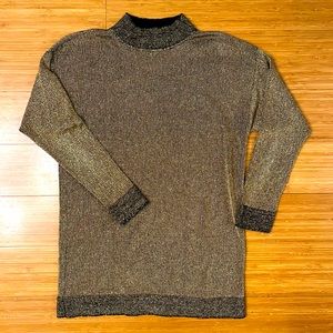 Gold vintage Pierre Cardin Turtle neck tunic